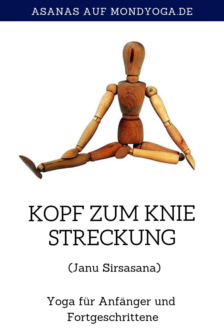 Kopf zumDie Knie Streckung (Janu Sirsasana) ist eine Yogaübung für Anfänger und Fortgeschrittene