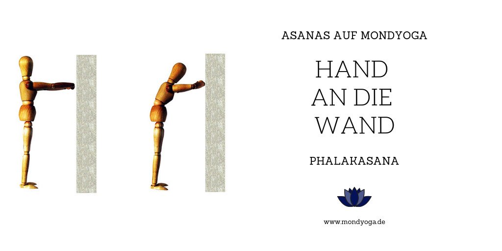 Hand an die Wand Phalakasana