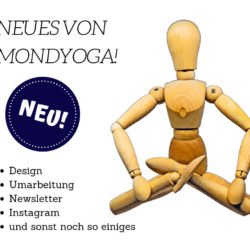 Neues von MondYoga! Relaunch, Design, Newsletter, Instagram …