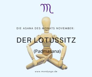 Die Asana des Monats November 2020 Der Lotussitz