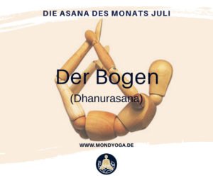 Asana des Monats Juli 2021: Der Bogen (Dhanurasana)