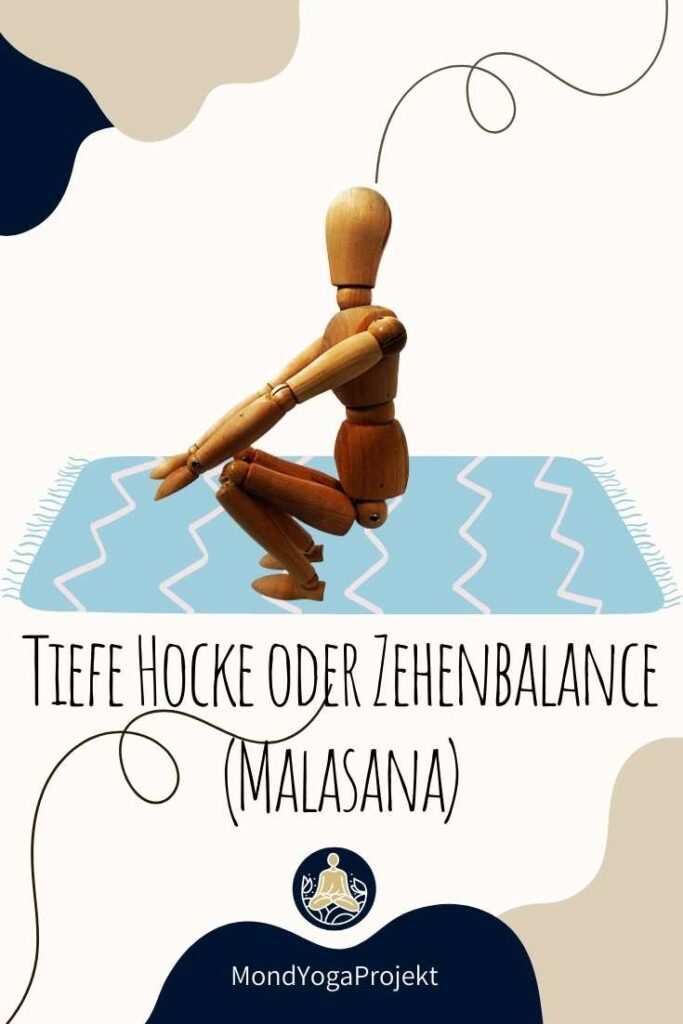 Die tiefe Hocke (Zehenbalance) Malasana