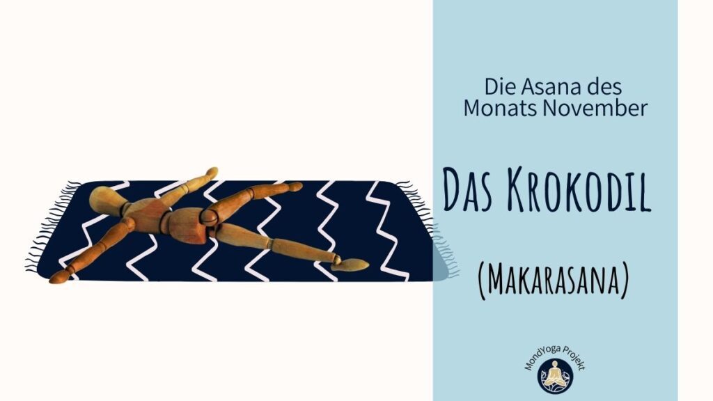 Sanfte Entlastung für Hüften und Schultern: Das Krokodil oder Makarasana