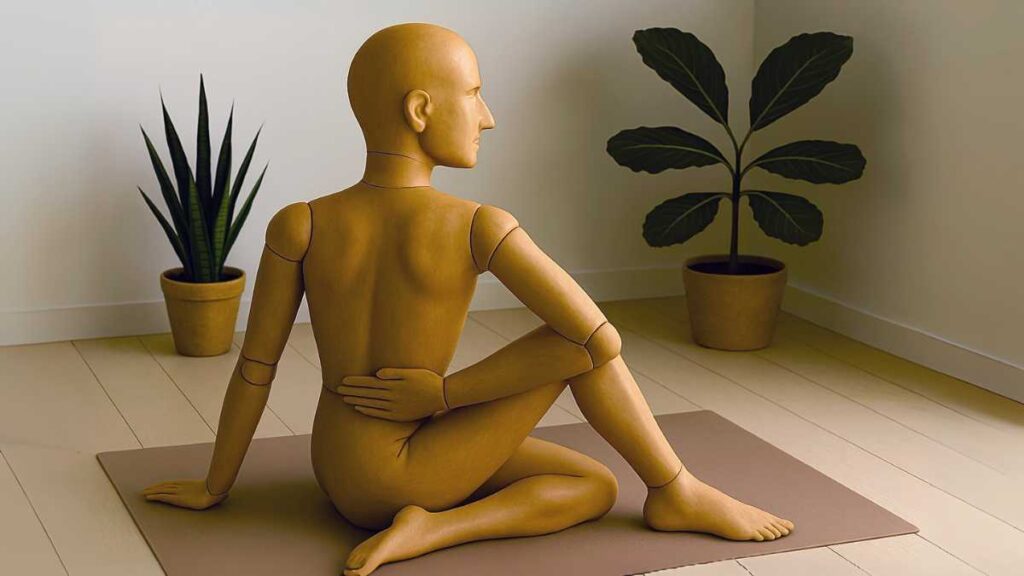 Rückansicht Ardha Matsyendrasana