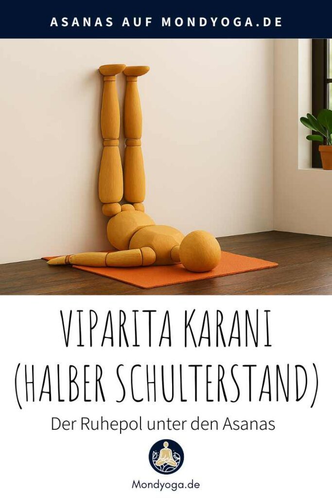 Die Viparita Karani (Halber Schulterstand)