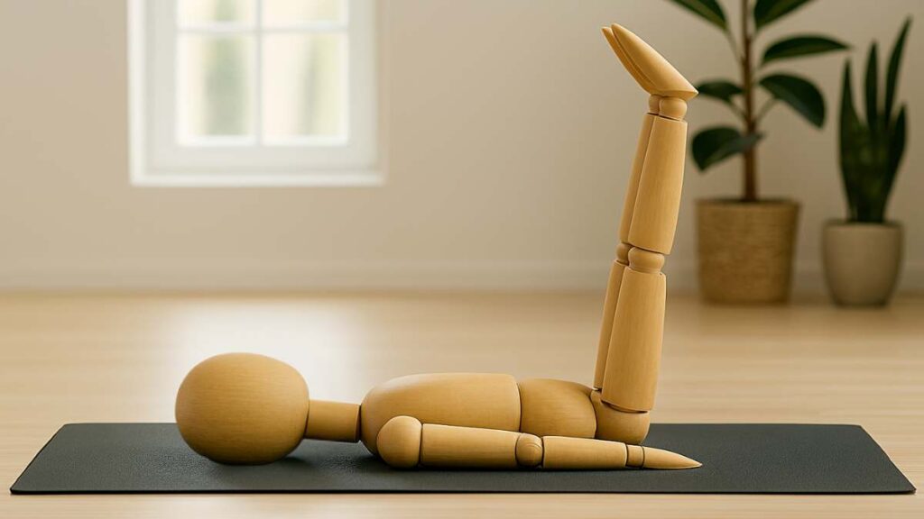 Urdhva Prasarita Padasana Bauch, Beine, Po