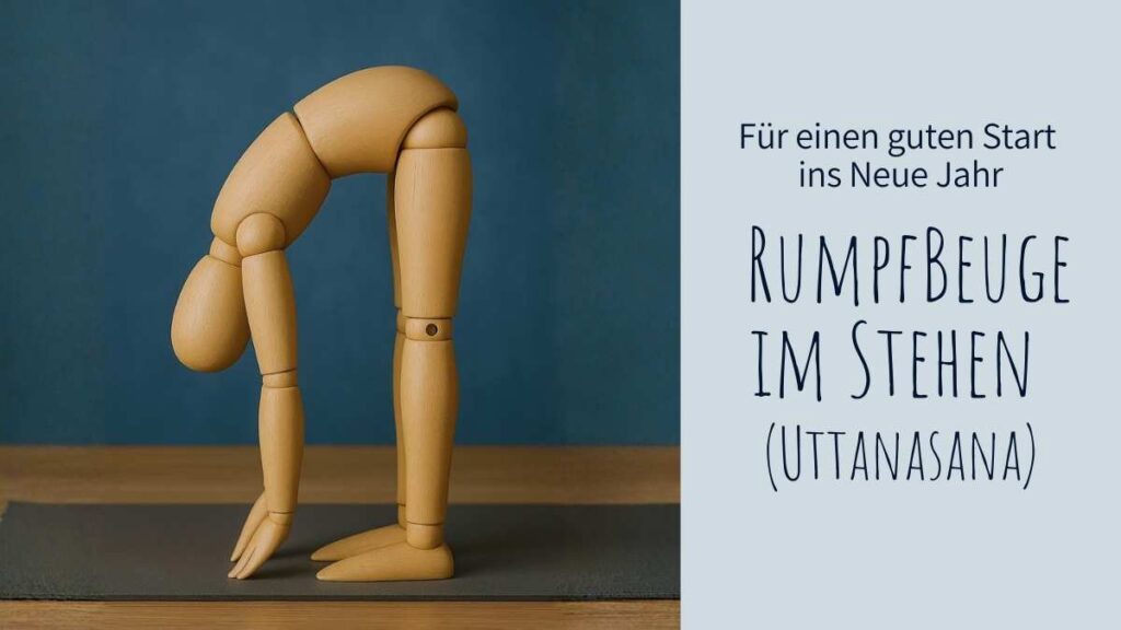 Für einen guten Start Rumpfbeuge im Stehen