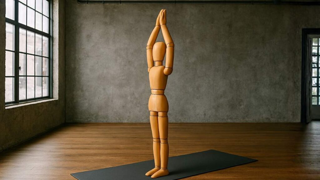 Rumpfbeuge guten Start mit Tadasana