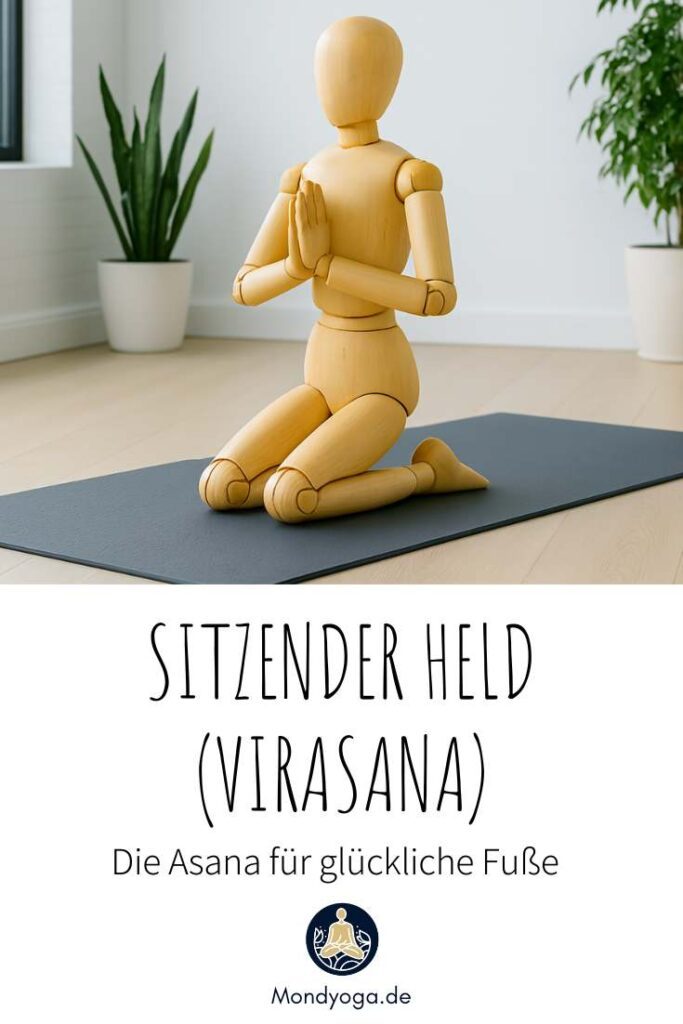 Sitzender Held (Virasana) - Die Asana für gesunde Füße