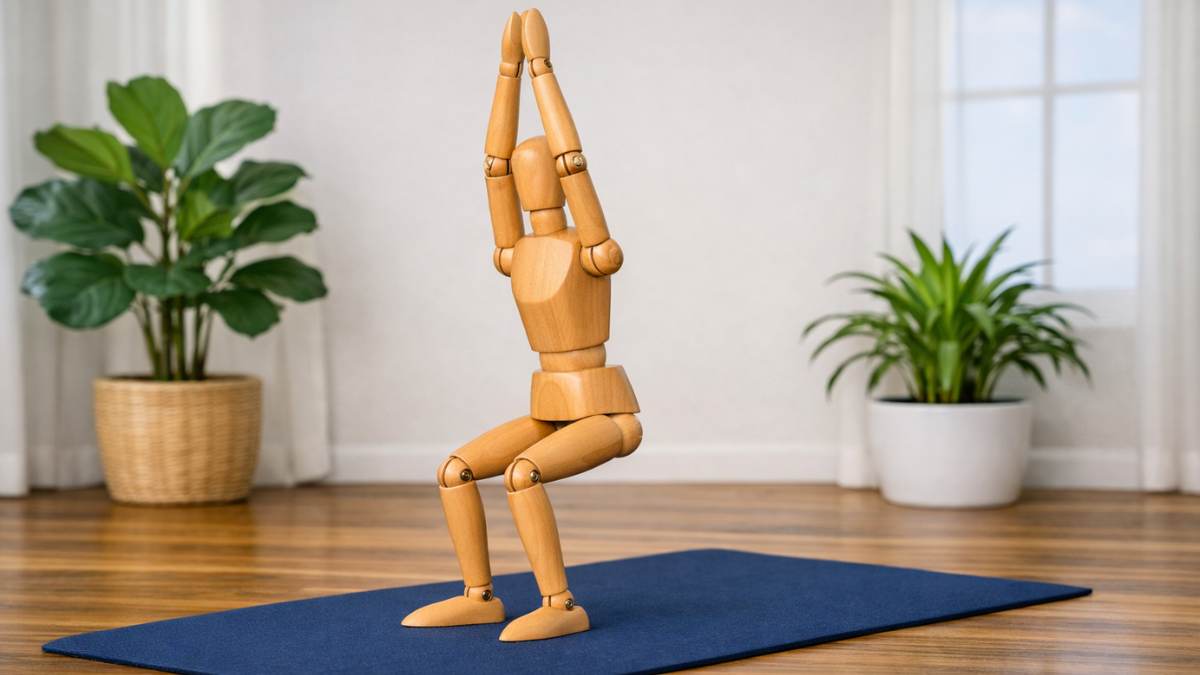 Der Stuhl (Utkatasana) - Stärkt den Willen und die Oberschenkel
