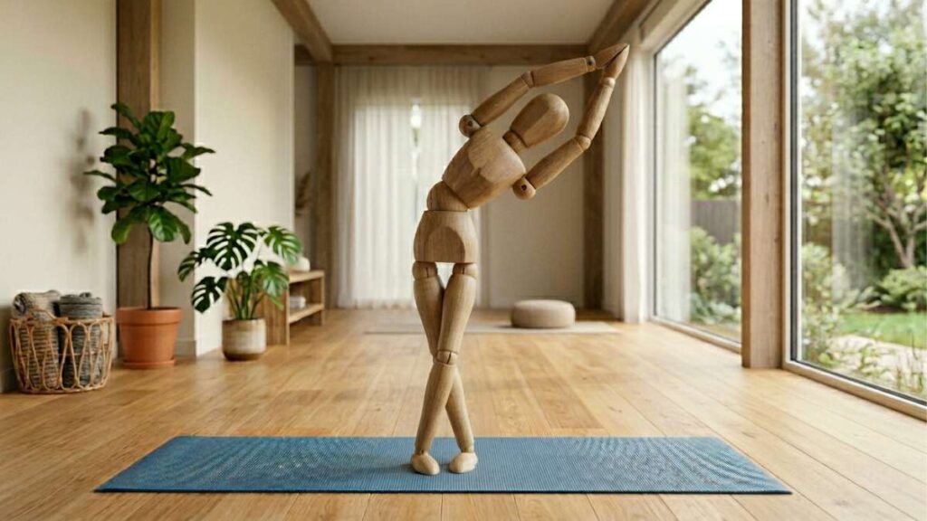 variation der Parshva Tadasana