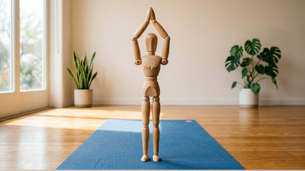 Seitliche Berghaltung (Parshva Tadasana)