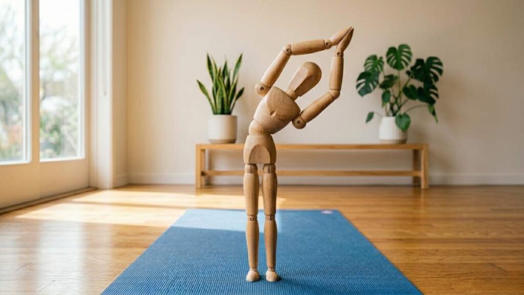 seitliche Berghaltung