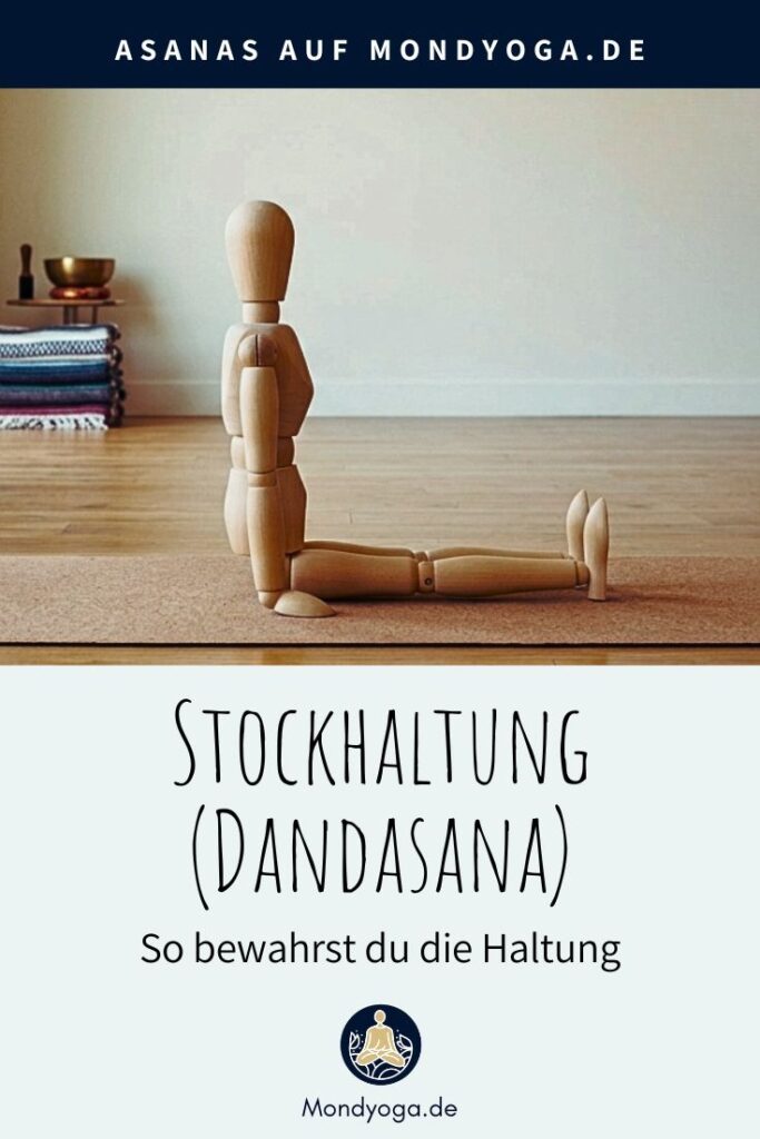 Stockhaltung Dandasana