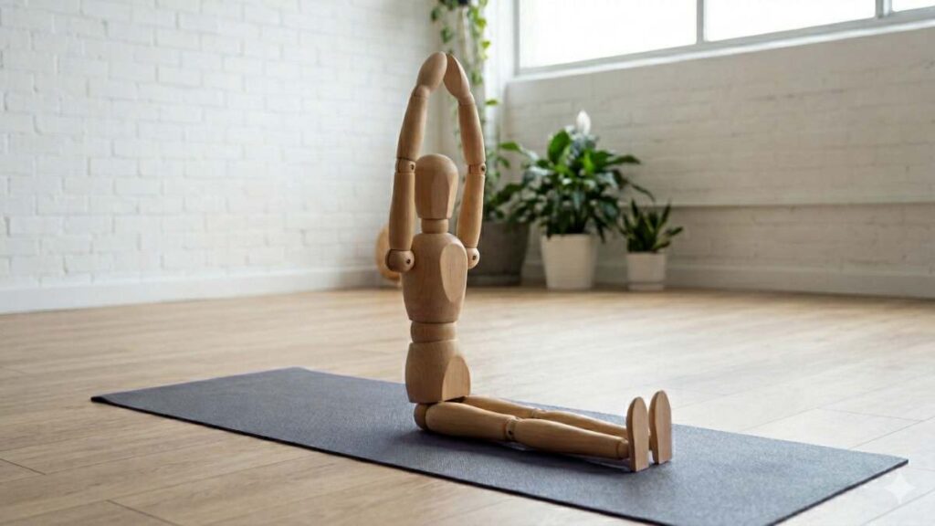 Variation der Dandasana
