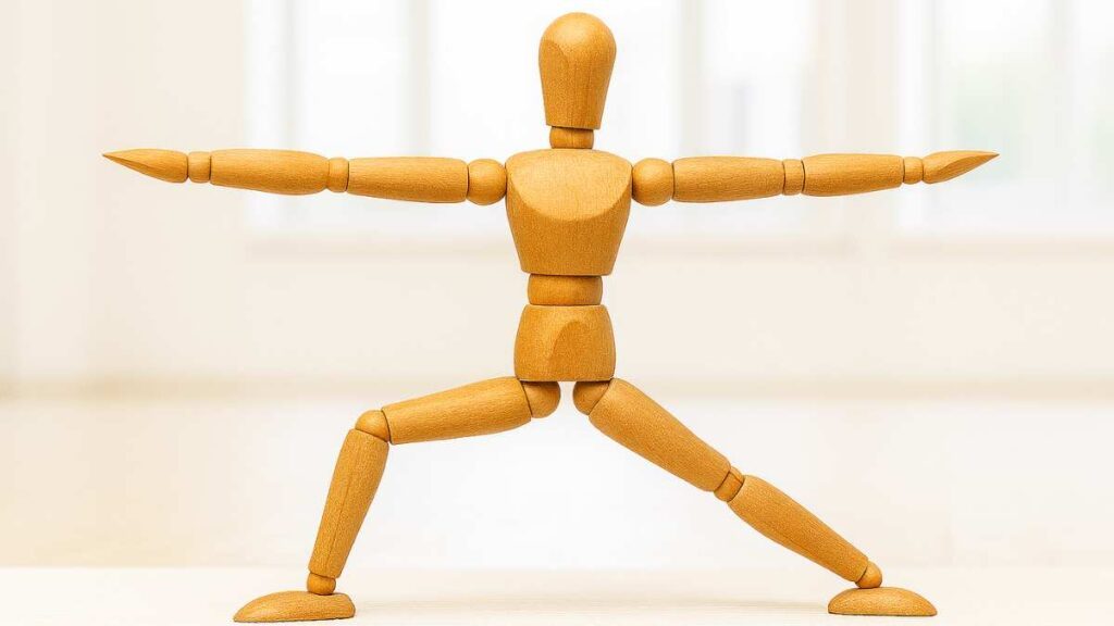 Der Krieger 2 (Virabhadrasana B) Yoga und AD(H)S zur Ruhe kommen